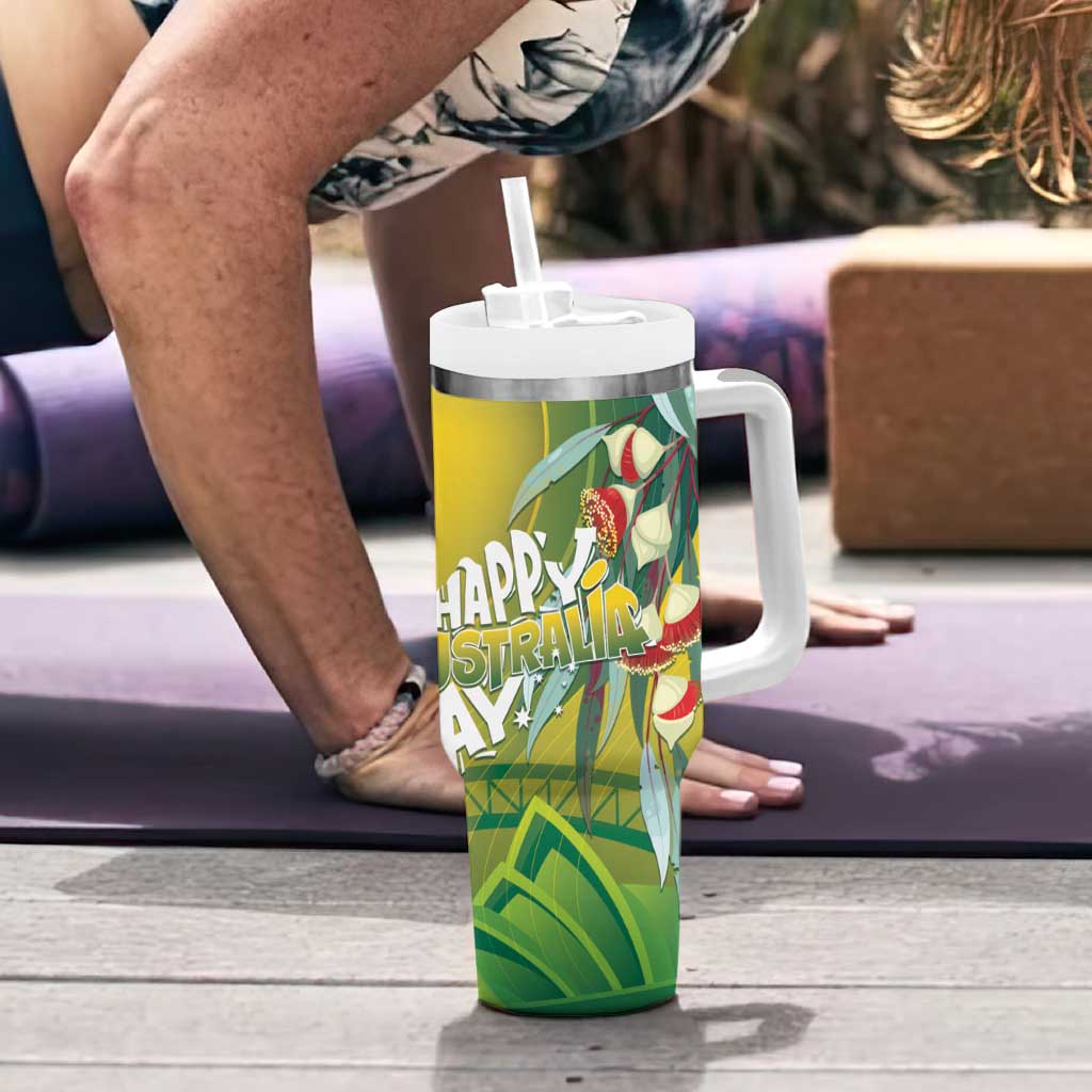 Australia Day Special Tumbler With Handle - Aussie Hoodie
