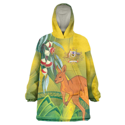 Australia Day Special Wearable Blanket Hoodie - Aussie Hoodie