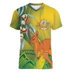Australia Day Special Women V-Neck T-Shirt - Aussie Hoodie
