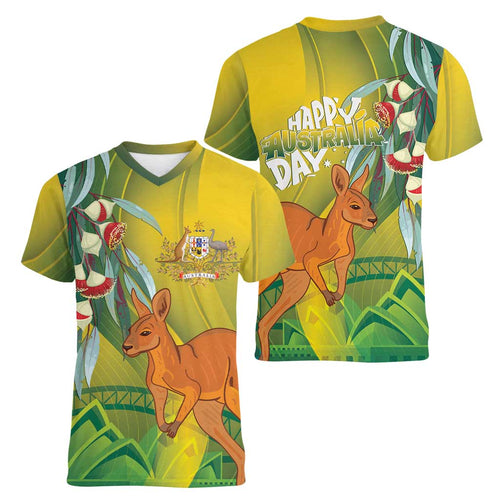 Australia Day Special Women V-Neck T-Shirt - Aussie Hoodie