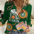 Personalised NAIDOC Week 2023 NRL Rabbitohs For Our Elders Women Casual Shirt LT7