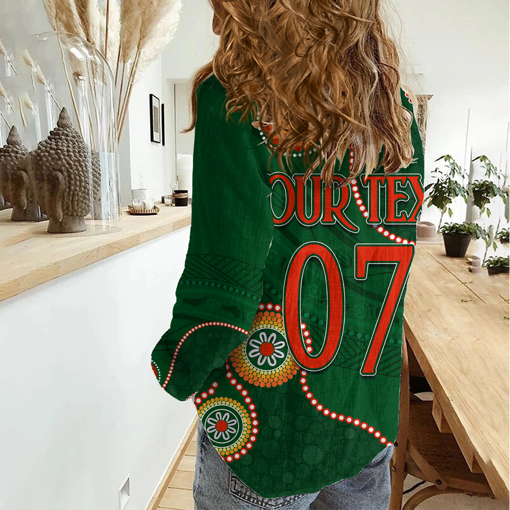 Personalised NAIDOC Week 2023 NRL Rabbitohs For Our Elders Women Casual Shirt LT7