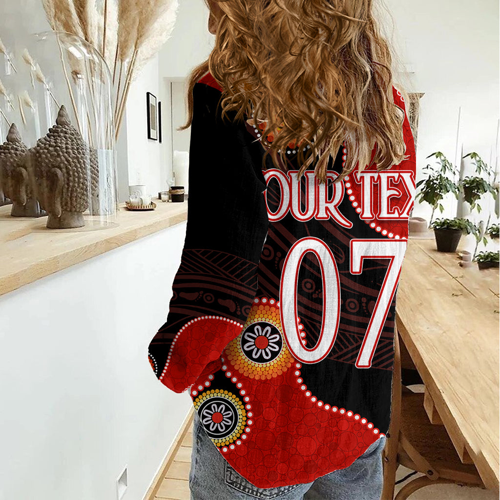 Personalised NAIDOC Week 2023 NRL Dragons For Our Elders Women Casual Shirt LT7