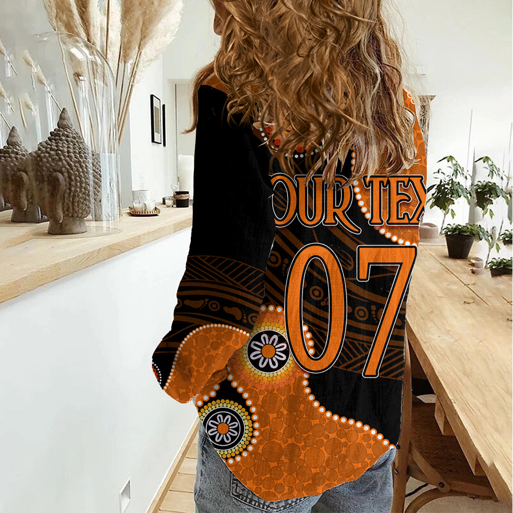 Personalised NAIDOC Week 2023 NRL Tigers For Our Elders Women Casual Shirt LT7