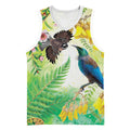 New Zealand Maori Mahuru Basketball Jersey Tui With Pikawakawa Spring Colors