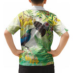 New Zealand Maori Mahuru Hawaiian Shirt Tui With Pikawakawa Spring Colors