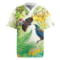 New Zealand Maori Mahuru Rugby Jersey Tui With Pikawakawa Spring Colors