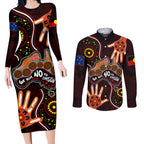 australia-indigenous-couples-matching-long-sleeve-bodycon-dress-and-long-sleeve-button-shirts-we-vote-no-to-division-aboriginal-map