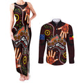 australia-indigenous-couples-matching-tank-maxi-dress-and-long-sleeve-button-shirts-we-vote-no-to-division-aboriginal-map