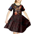 australia-indigenous-kid-short-sleeve-dress-we-vote-no-to-division-aboriginal-map
