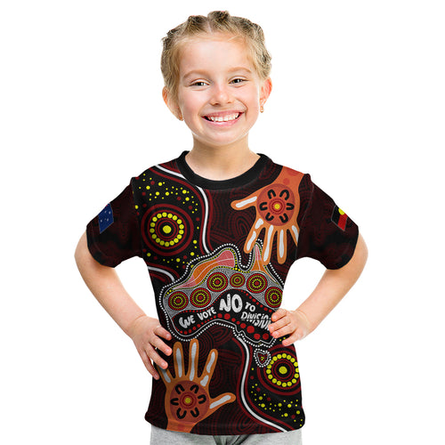 australia-indigenous-kid-t-shirt-we-vote-no-to-division-aboriginal-map