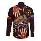 australia-indigenous-long-sleeve-button-shirt-we-vote-no-to-division-aboriginal-map