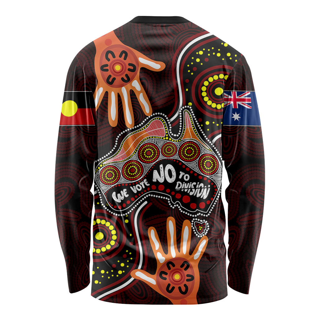 australia-indigenous-long-sleeve-shirt-we-vote-no-to-division-aboriginal-map