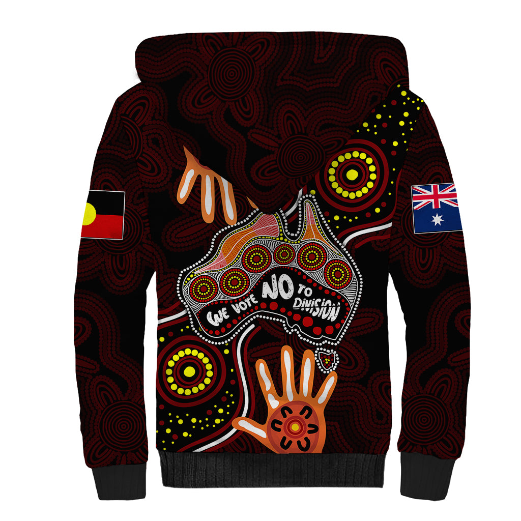 australia-indigenous-sherpa-hoodie-we-vote-no-to-division-aboriginal-map