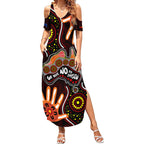 australia-indigenous-summer-maxi-dress-we-vote-no-to-division-aboriginal-map