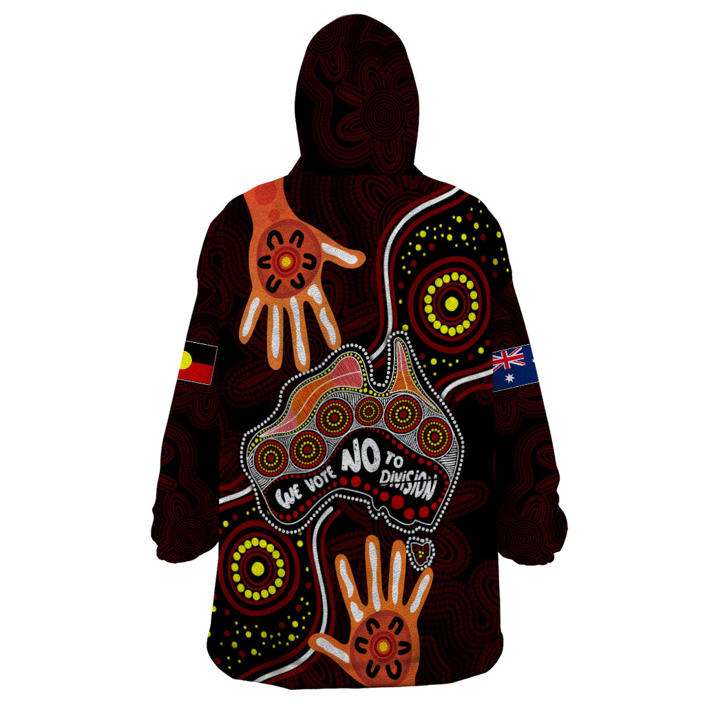 australia-indigenous-wearable-blanket-hoodie-we-vote-no-to-division-aboriginal-map
