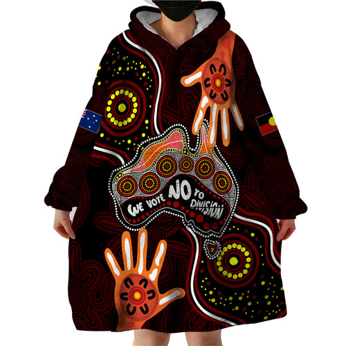 australia-indigenous-wearable-blanket-hoodie-we-vote-no-to-division-aboriginal-map