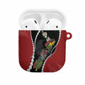 New Zealand Christmas AirPods Case Flora Map with Birds - Aussie Hoodie