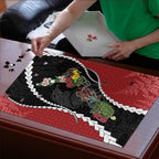 New Zealand Christmas Puzzle Flora Map with Birds - Aussie Hoodie