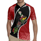 New Zealand Christmas Rugby Jersey Flora Map with Birds - Aussie Hoodie