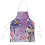 Australia Epilepsy Awareness Apron Purple Fairy Wren with Eucalyptus Flowers - Aussie Hoodie