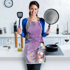 Australia Epilepsy Awareness Apron Purple Fairy Wren with Eucalyptus Flowers - Aussie Hoodie