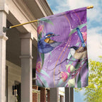 Australia Epilepsy Awareness Garden Flag Purple Fairy Wren with Eucalyptus Flowers - Aussie Hoodie
