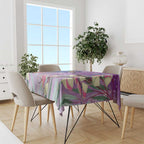 Australia Epilepsy Awareness Tablecloth Purple Fairy Wren with Eucalyptus Flowers - Aussie Hoodie