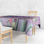 Australia Epilepsy Awareness Tablecloth Purple Fairy Wren with Eucalyptus Flowers - Aussie Hoodie