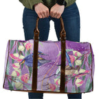 Australia Epilepsy Awareness Travel Bag Purple Fairy Wren with Eucalyptus Flowers - Aussie Hoodie