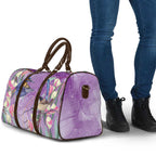Australia Epilepsy Awareness Travel Bag Purple Fairy Wren with Eucalyptus Flowers - Aussie Hoodie