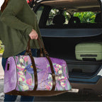 Australia Epilepsy Awareness Travel Bag Purple Fairy Wren with Eucalyptus Flowers - Aussie Hoodie
