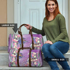 Australia Epilepsy Awareness Travel Bag Purple Fairy Wren with Eucalyptus Flowers - Aussie Hoodie