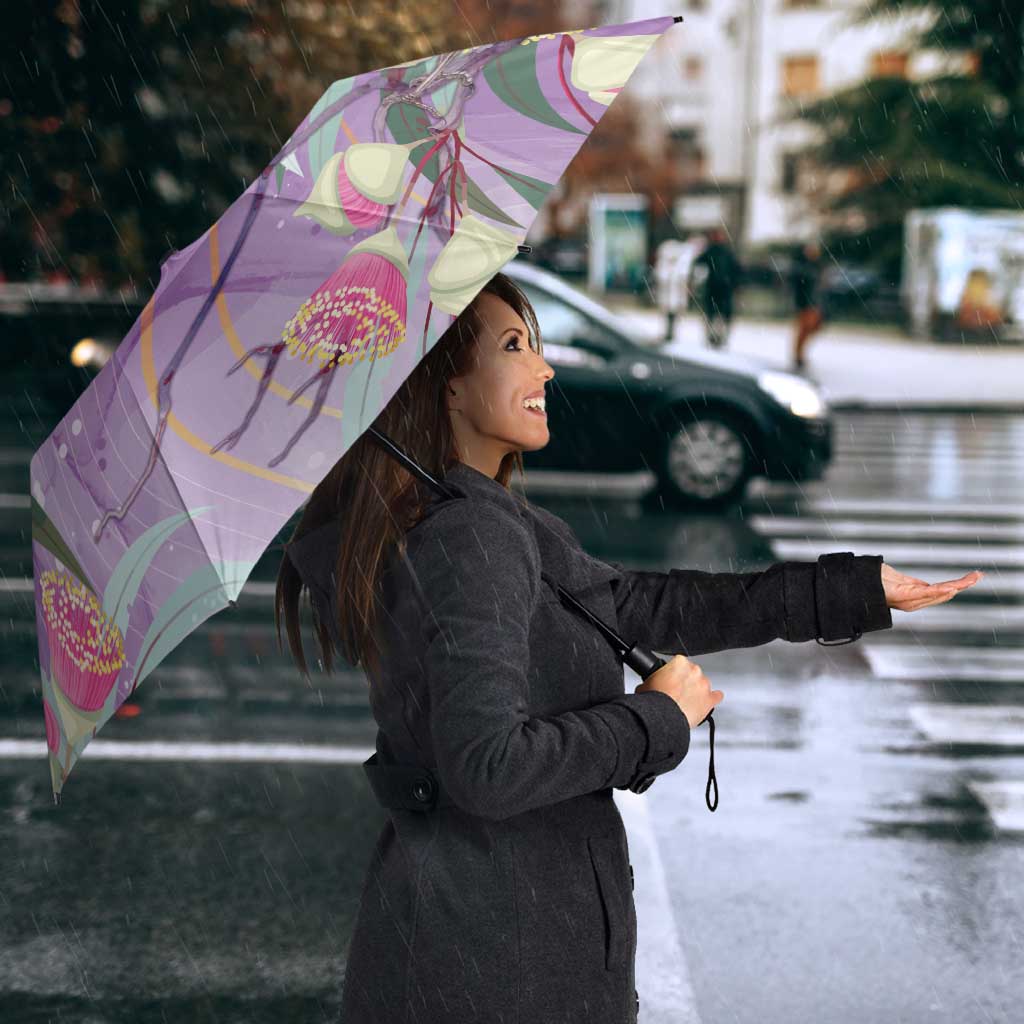 Australia Epilepsy Awareness Umbrella Purple Fairy Wren with Eucalyptus Flowers - Aussie Hoodie