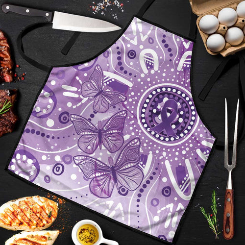 Australia Epilepsy Awareness Indigenous Apron Butterfly Aboriginal Art - Aussie Hoodie