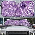 Australia Epilepsy Awareness Indigenous Auto Sun Shade Butterfly Aboriginal Art - Aussie Hoodie