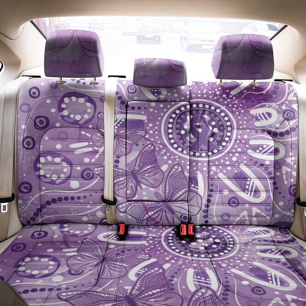 Australia Epilepsy Awareness Indigenous Back Car Seat Cover Butterfly Aboriginal Art - Aussie Hoodie