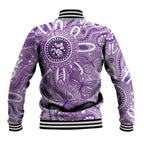 Australia Epilepsy Awareness Indigenous Baseball Jacket Butterfly Aboriginal Art - Aussie Hoodie