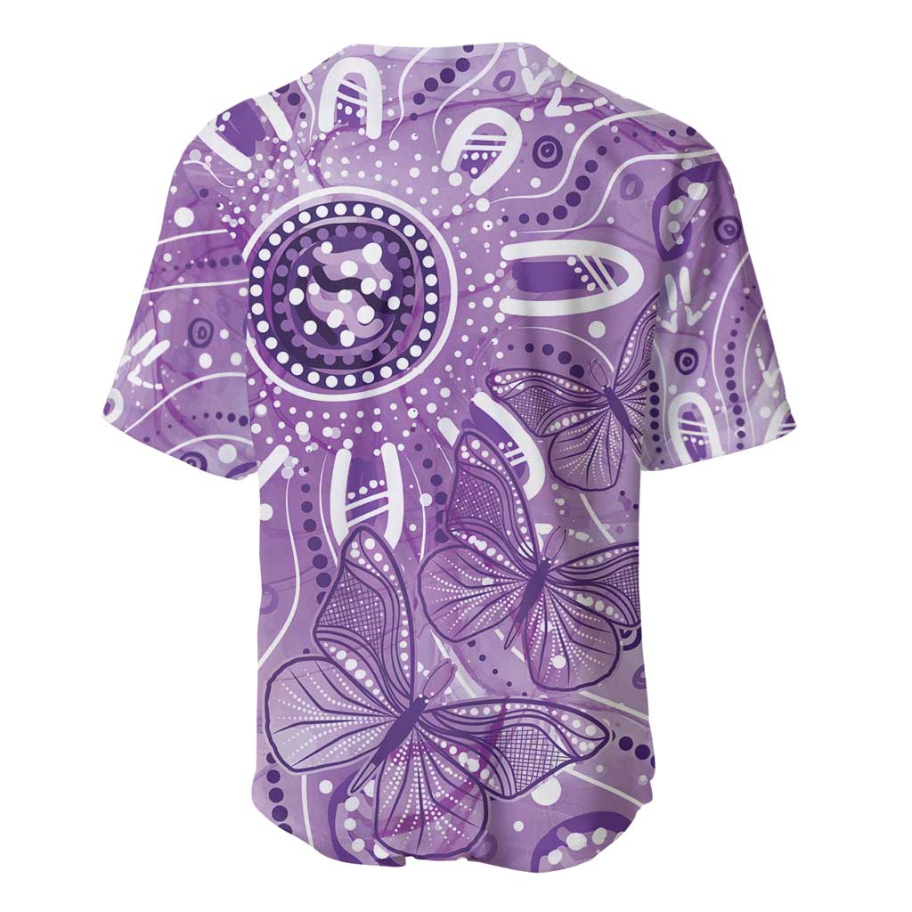 Australia Epilepsy Awareness Indigenous Baseball Jersey Butterfly Aboriginal Art - Aussie Hoodie