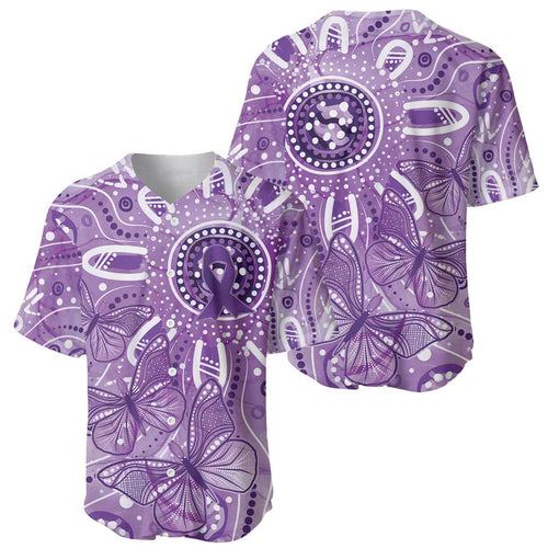 Australia Epilepsy Awareness Indigenous Baseball Jersey Butterfly Aboriginal Art - Aussie Hoodie