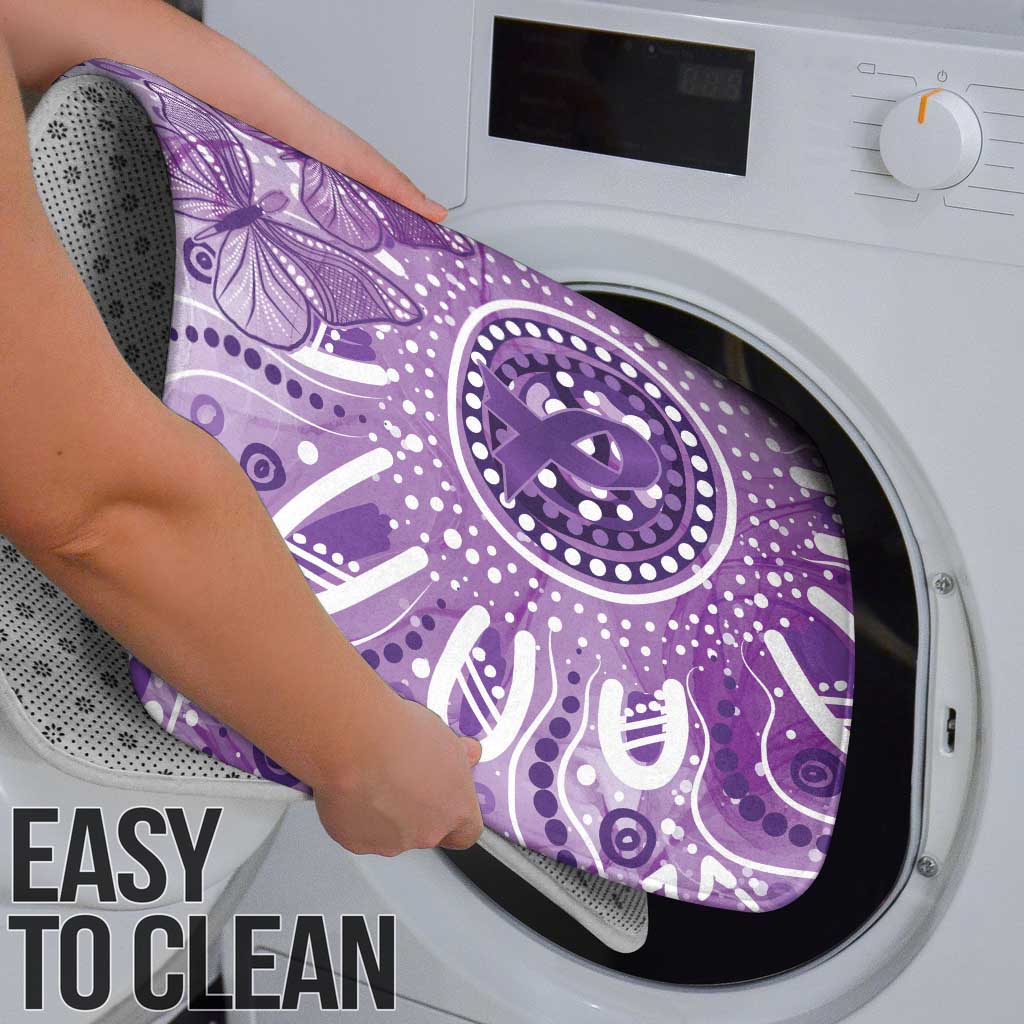 Australia Epilepsy Awareness Indigenous Bathroom Set Butterfly Aboriginal Art - Aussie Hoodie