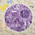 Australia Epilepsy Awareness Indigenous Beach Blanket Butterfly Aboriginal Art - Aussie Hoodie