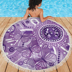 Australia Epilepsy Awareness Indigenous Beach Blanket Butterfly Aboriginal Art - Aussie Hoodie