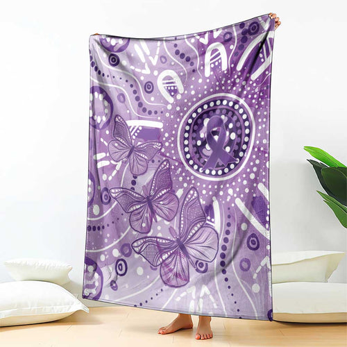 Australia Epilepsy Awareness Indigenous Blanket Butterfly Aboriginal Art - Aussie Hoodie