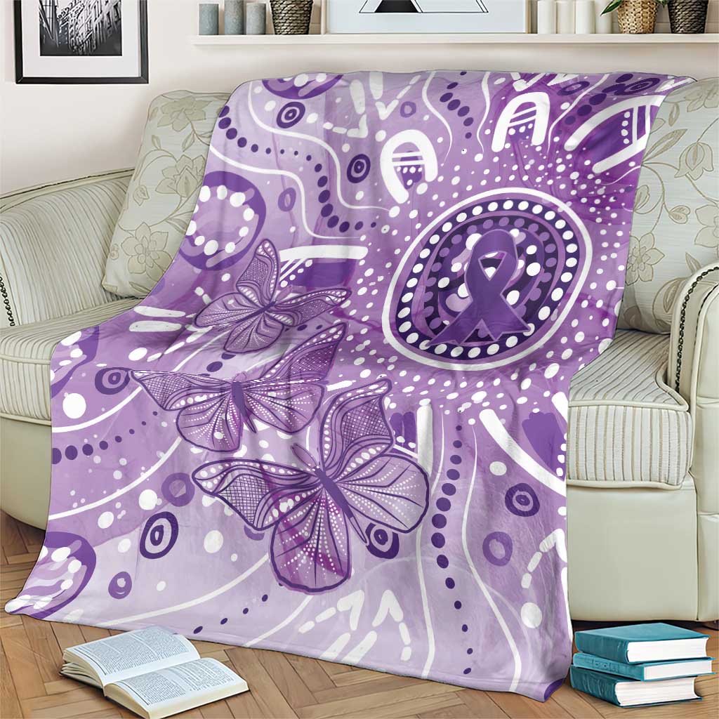 Australia Epilepsy Awareness Indigenous Blanket Butterfly Aboriginal Art - Aussie Hoodie