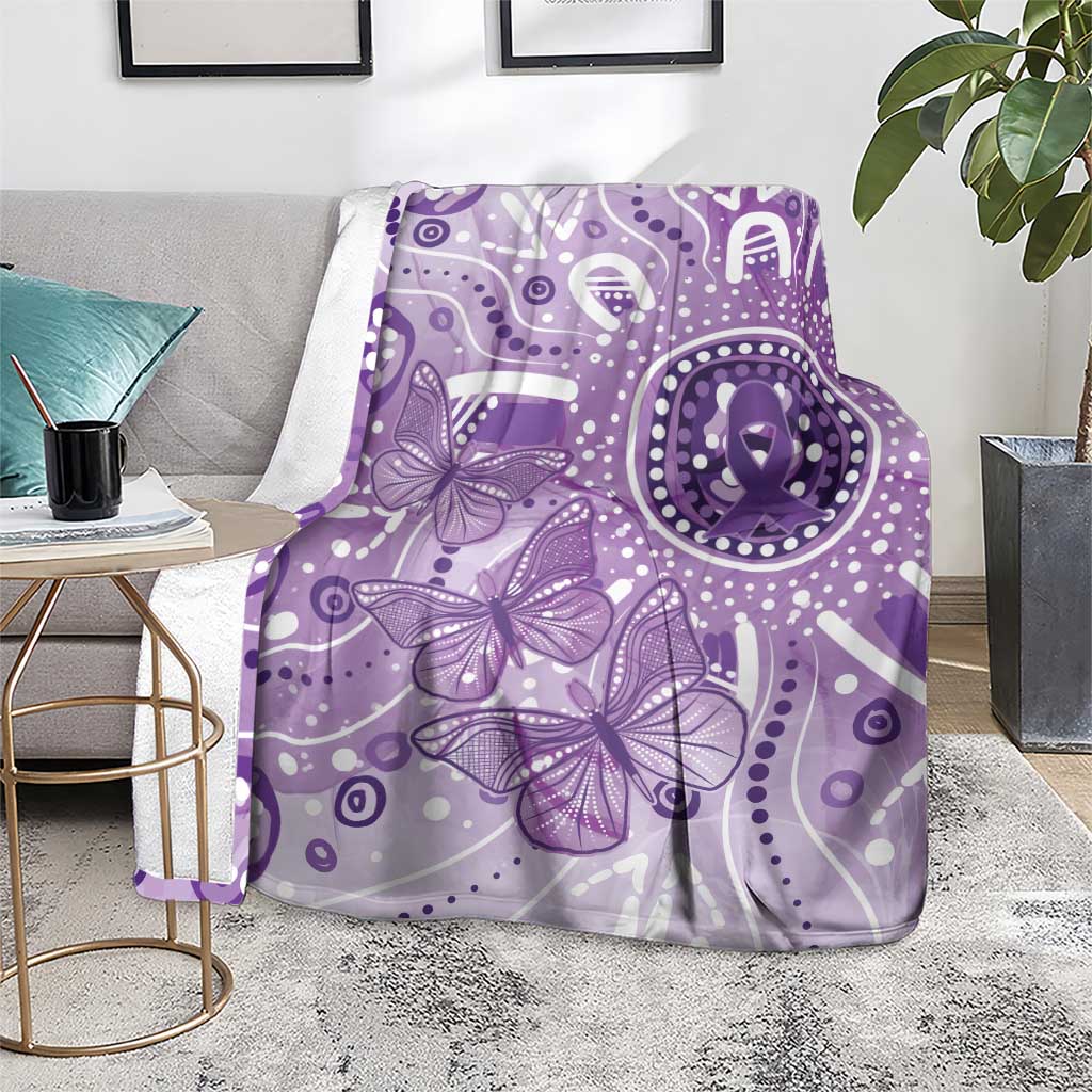 Australia Epilepsy Awareness Indigenous Blanket Butterfly Aboriginal Art - Aussie Hoodie