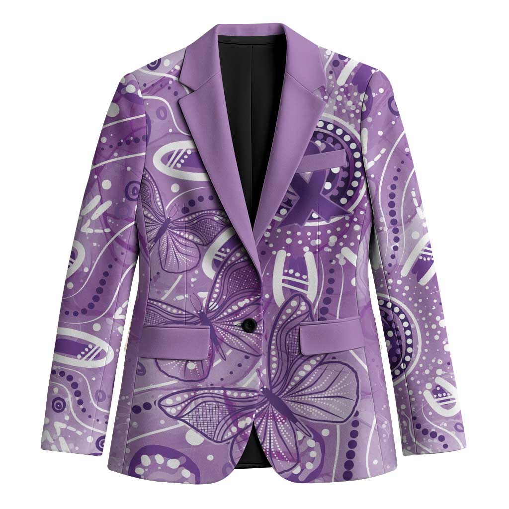 Australia Epilepsy Awareness Indigenous Blazer Butterfly Aboriginal Art - Aussie Hoodie