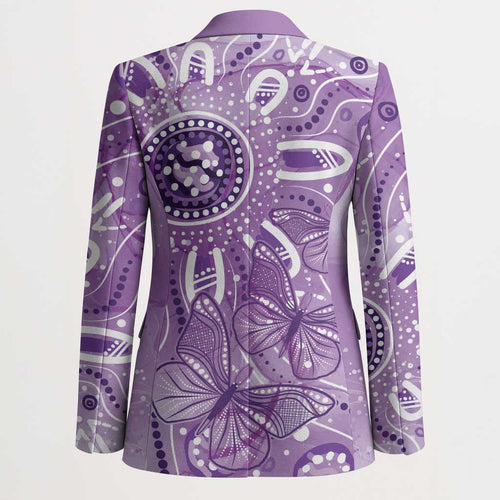 Australia Epilepsy Awareness Indigenous Blazer Butterfly Aboriginal Art - Aussie Hoodie