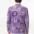 Australia Epilepsy Awareness Indigenous Blazer Butterfly Aboriginal Art - Aussie Hoodie