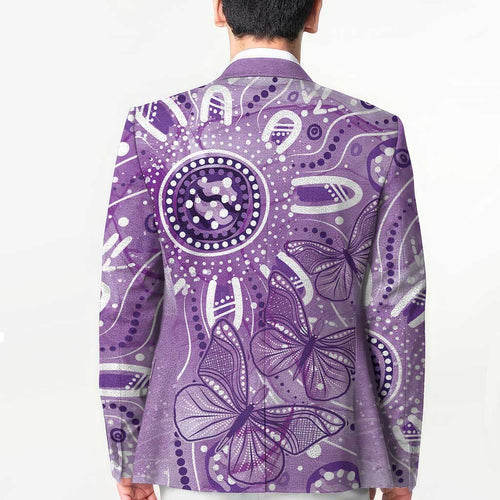 Australia Epilepsy Awareness Indigenous Blazer Butterfly Aboriginal Art - Aussie Hoodie